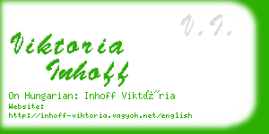 viktoria inhoff business card